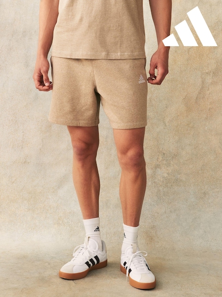 Roz - Pantaloni scurți adidas Esențiale de sezon melanj (384373) | 118 LEI