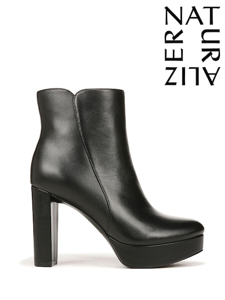 Naturalizer Flavio Leather Ankle Black Boots (385656) | €119