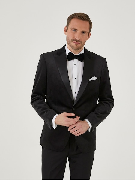 Черный - Skopes Tailored Fit Jive Velvet Jacket (386574) | €171