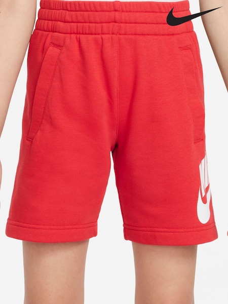Nike Red Club Fleece French Terry Shorts (387174) | €11