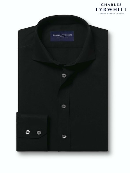 Black - Regular Charles Tyrwhitt Button-down Stretch Washed Oxford Classic Fit Shirt