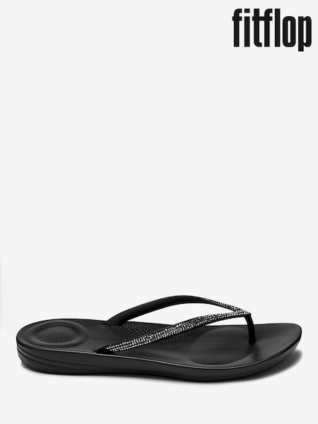 שחור - Fitflop Sparkle Iquishion Sandals (388167) | ‏201‏₪