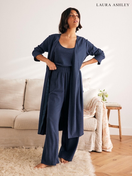 أزرق داكن - Laura Ashley Longline Lounge Cardigan (388663) | ‏210 د.إ.‏
