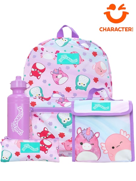 Character Purple Squishmallows 4 Pc Backpack Set (388812) | €47