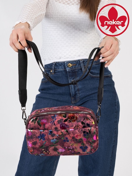 Black - Rieker Zipper Shoulder Bag