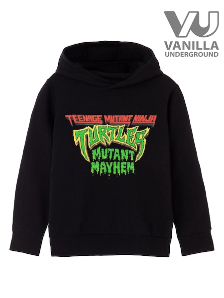 Vanilla Underground Black Teenage Mutant Ninja Turtles Boys Licensed 100% Cotton Hoodie (389052) | €27