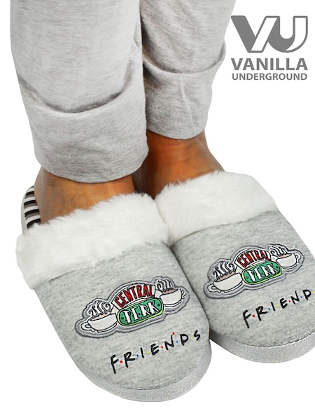Vanilla Underground Grey Friends Girls Licensed Slippers (389142) | 74 QAR