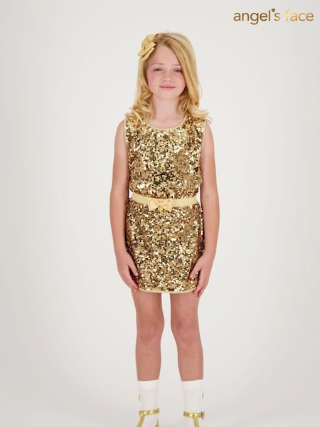 Angels Face Gold Diva Sequin Top (389545) | €16.50 - €17.50
