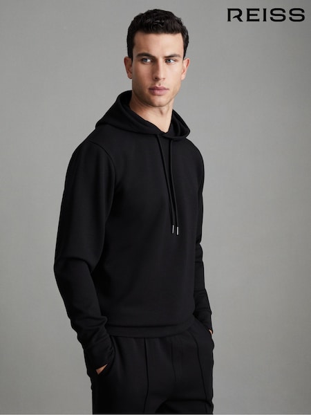 Schwarz - Reiss Fabien Hoodie aus Interlock-Jersey (389649) | 181 €