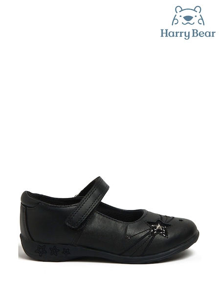 Harry Bear Black Unicorn School Girls Shoes (389705) | €32