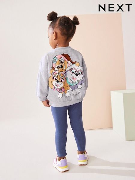 Grey Paw Patrol Long Sleeve 100% Cotton T-Shirt and Leggings Set (3mths-7yrs) (389872) | €10 - €12