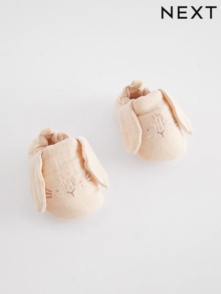 Neutral Bunny Character Slip-On Baby Shoes (0-24mths) (390349) | €11