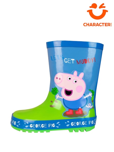 Character Blue George Pig Waterproof Wellies (391078) | €29