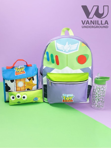 Green - Vanilla Underground Disney Toy Story Multi Character Backpack Set 4 Piece