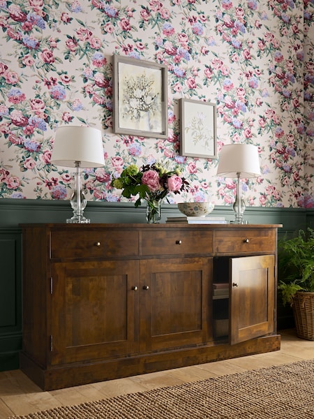 Laura Ashley Dark Chestnut Garrat 3 Door 3 Drawer Sideboard (392337) | €1,354.50