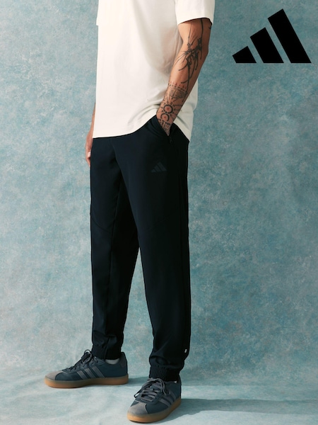 Negru - Pantaloni adidas jogging adidas Woven (392387) | 234 LEI