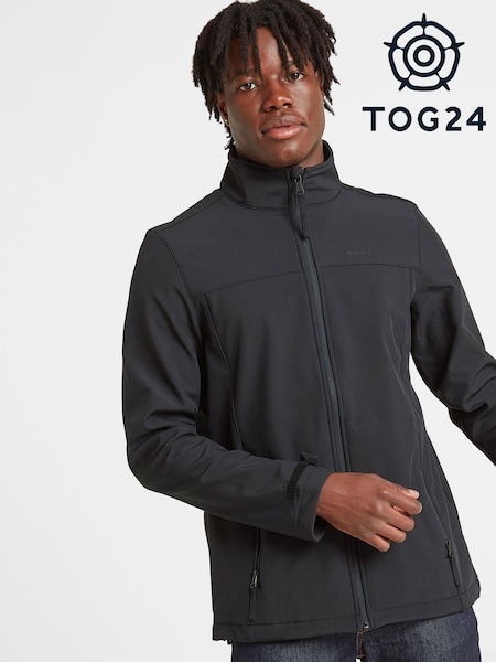 Tog 24 Black Feizor Softshell Hooded and Waterproof Jacket (393325) | €64