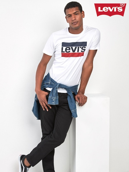 Levi's® White 100% Cotton Sportswear Graphic T-Shirt (393376) | €38