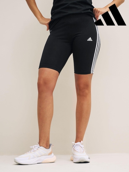 adidas Black 3 Stripe Shorts (394340) | R$ 225