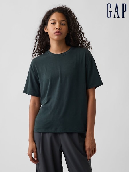 Green - Gap Fit Breathe Relaxed T-shirt