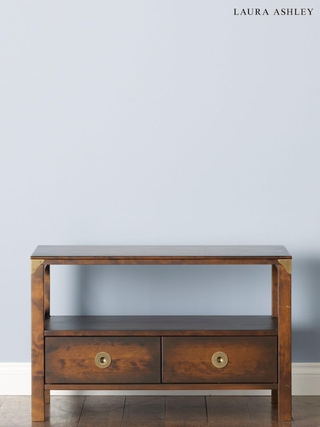 Laura Ashley Dark Chestnut Balmoral 2 Drawer TV Stand (395012) | €821
