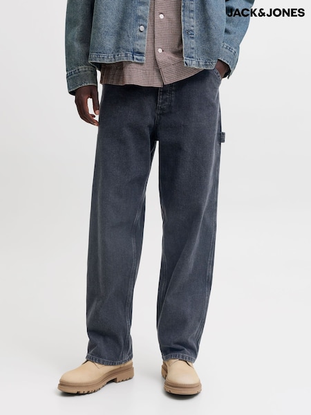 Black - Regular Jack & Jones Alex Baggy Fit Carpetner Jeans