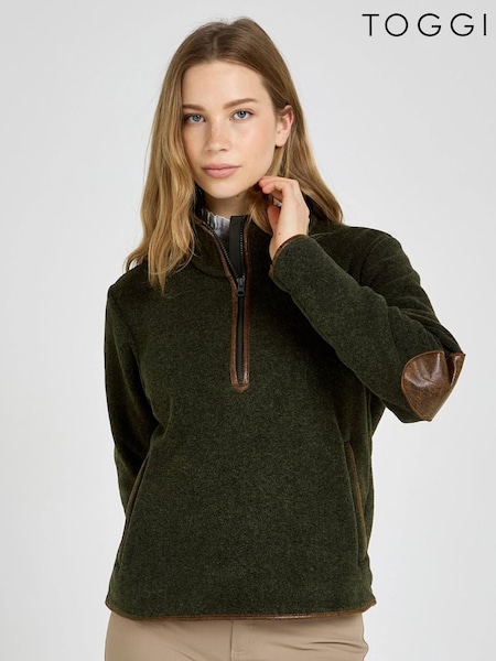 أخضر - Toggi Albion Half Zip Fleece