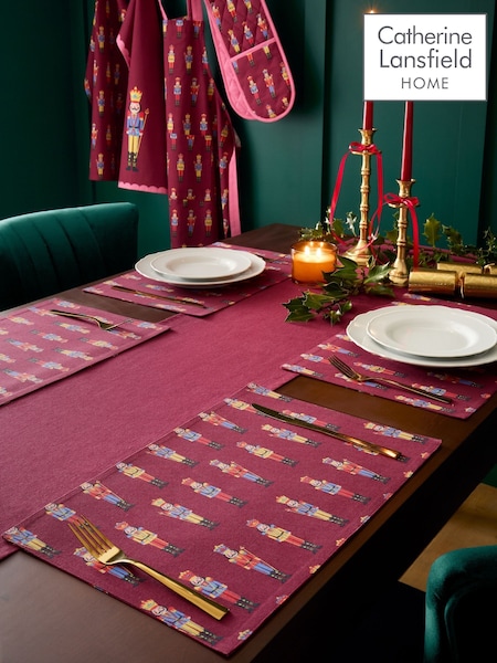 Catherine Lansfield 4 Pack Christmas Nutcracker Table Placemats