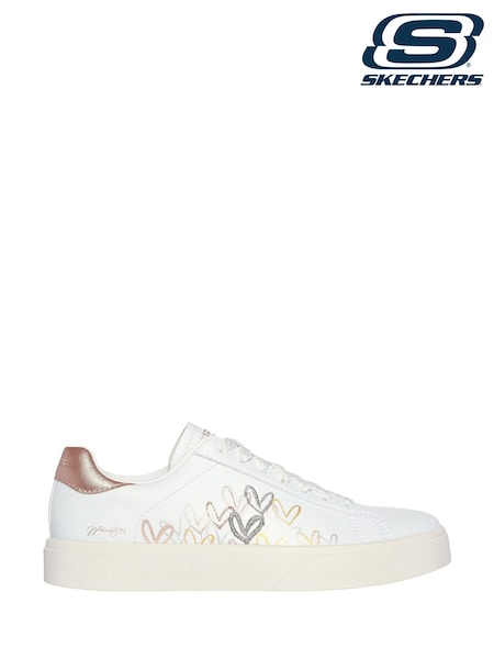 Skechers White Ground Womens Eden LX  Trainers (397719) | R$ 780