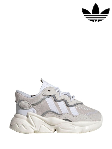 أبيض - Adidas Originals Ozweego Trainers (397746) | ‏21 ر.ع.‏