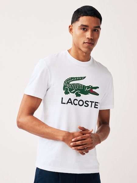 Lacoste Signature Print 100% Cotton T-Shirt (397827) | €38