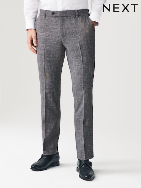 Сірий текстурований - Check Smart Trousers (397849) | 1 040 грн