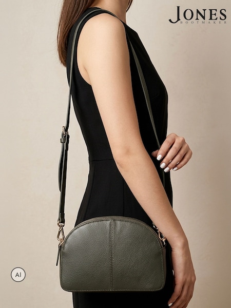 Olive Green - Jones Bootmaker Wendell Cross-body Bag