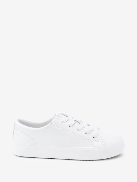 White Lace-Up Shoes (399756) | 57 zł - 80 zł