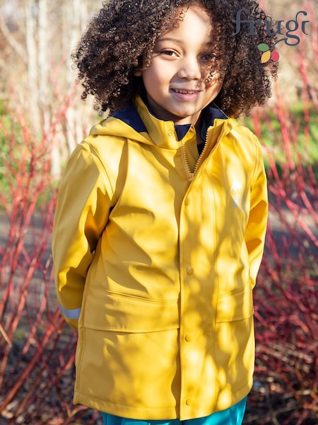 Frugi Yellow Puddle Buster Coat (3B6196) | AED262 - AED285