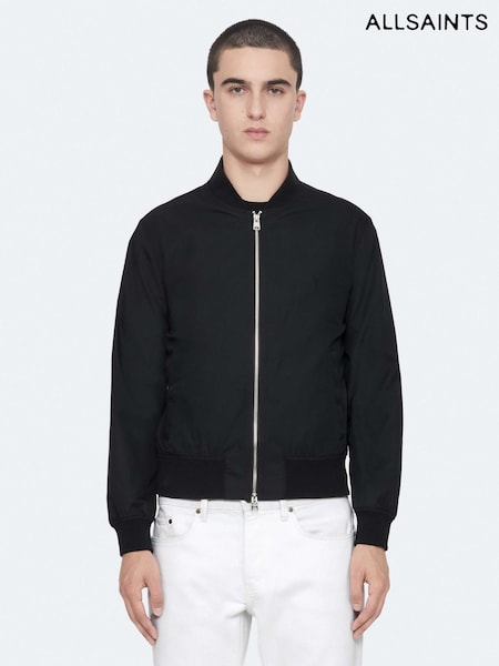 Black - Regular Allsaints Abbot Bomber Jacket