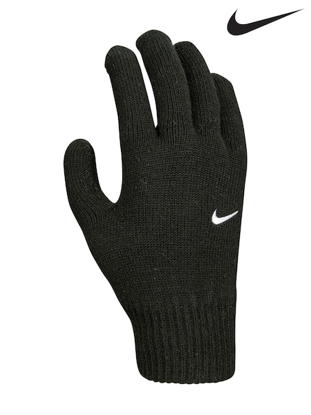 Nike Black Swoosh Kids Knit Gloves 2.0 (400453) | €16 - €17