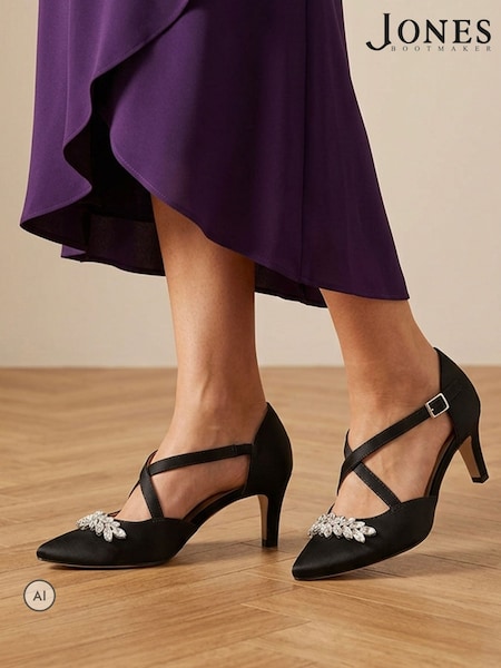 Noir - Jones Bootmaker Leather Stiletto-heeled Court Shoes