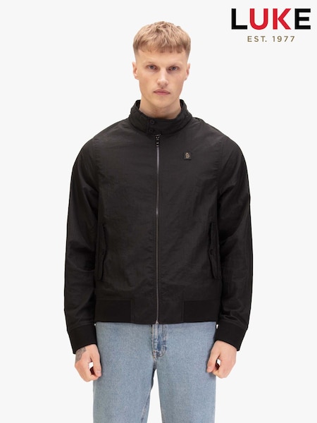 Black - Regular Luke 1977 Miller Crinkle Harrington Jacket