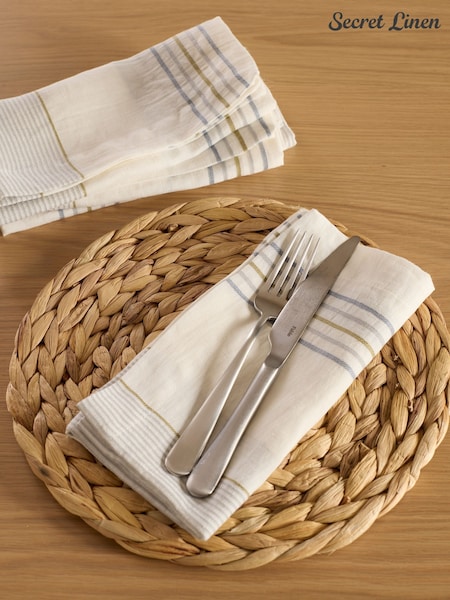 Secret Linen Store Sophie Stripe Napkin