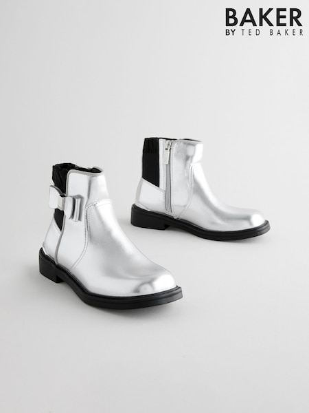 Baker by Ted Baker Girls Chelsea Boots With Bow (401788) | 36 € - 37 €