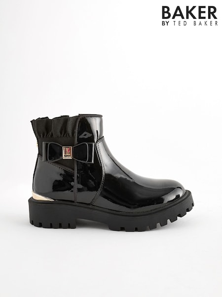 Baker by Ted Baker Girls Chelsea Boots With Bow (401805) | AED155 - AED161