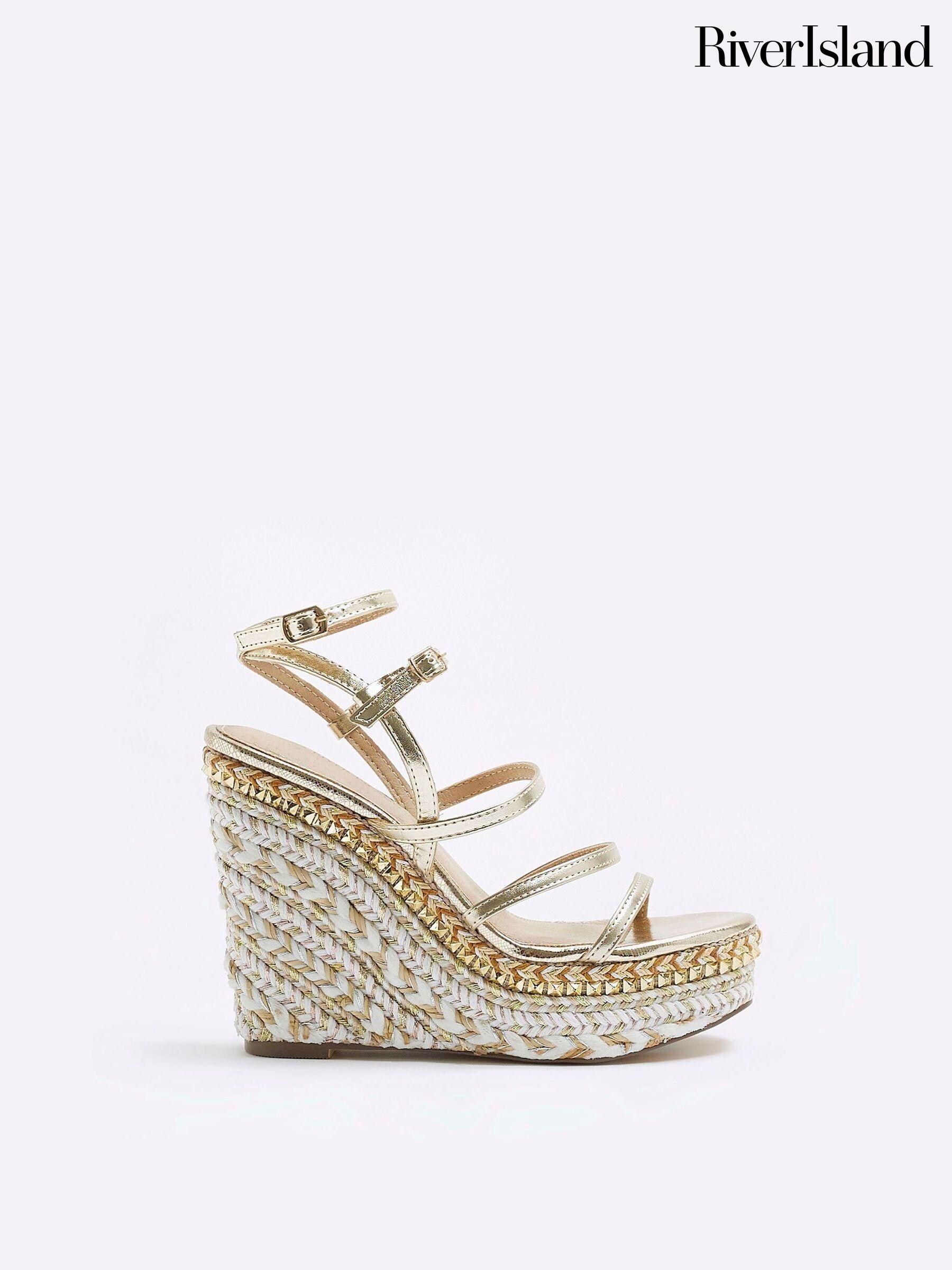 Gold wedges wedding store