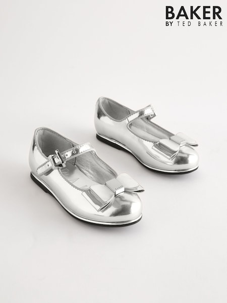 Baker by Ted Baker Girls Mary Jane Bow Occasion Shoes (401963) | 150 LEI