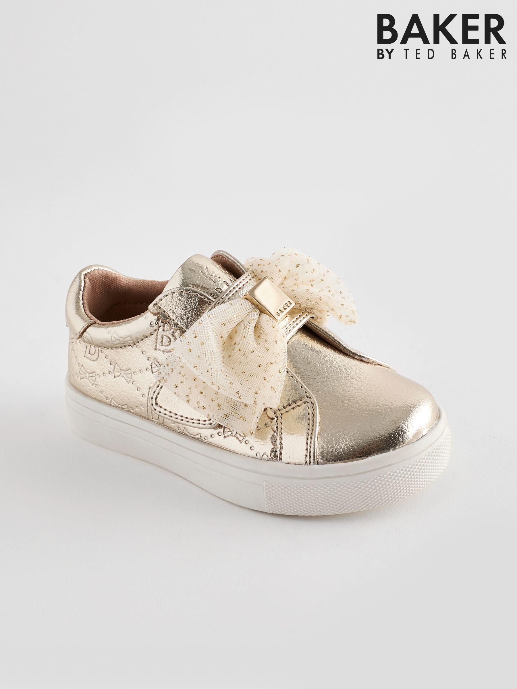 Girls Sale Trainers Baker By Ted Baker Gold Next Lithuania
