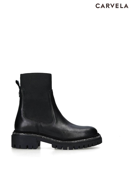 Carvela Dazzle Ankle Black Boots (403112) | €282
