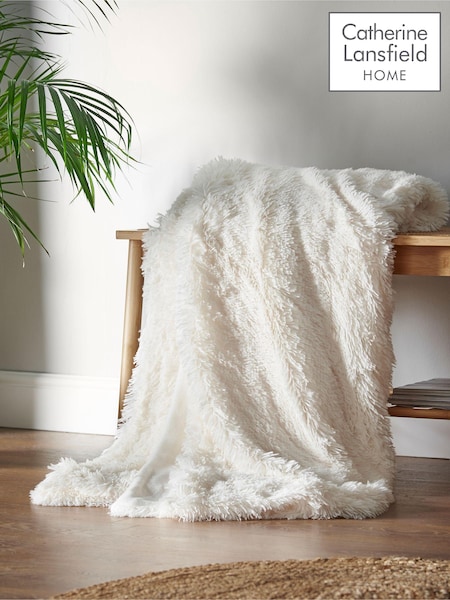 Catherine Lansfield Cream So Soft Cuddly Throw (403325) | €32