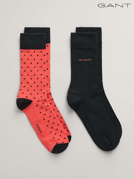 GANT Pink Barstripe & Solid Socks 2 Pack (403656) | €10 - €12.50