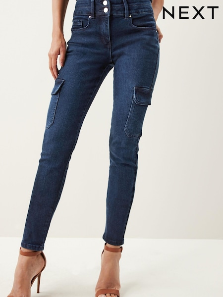 Dark Blue Lift, Slim And Shape Slim Cargo Jeans (403797) | €10