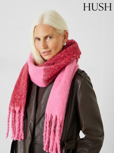 Hush Pink Asher Two Tone Winter Scarf (403813) | €58